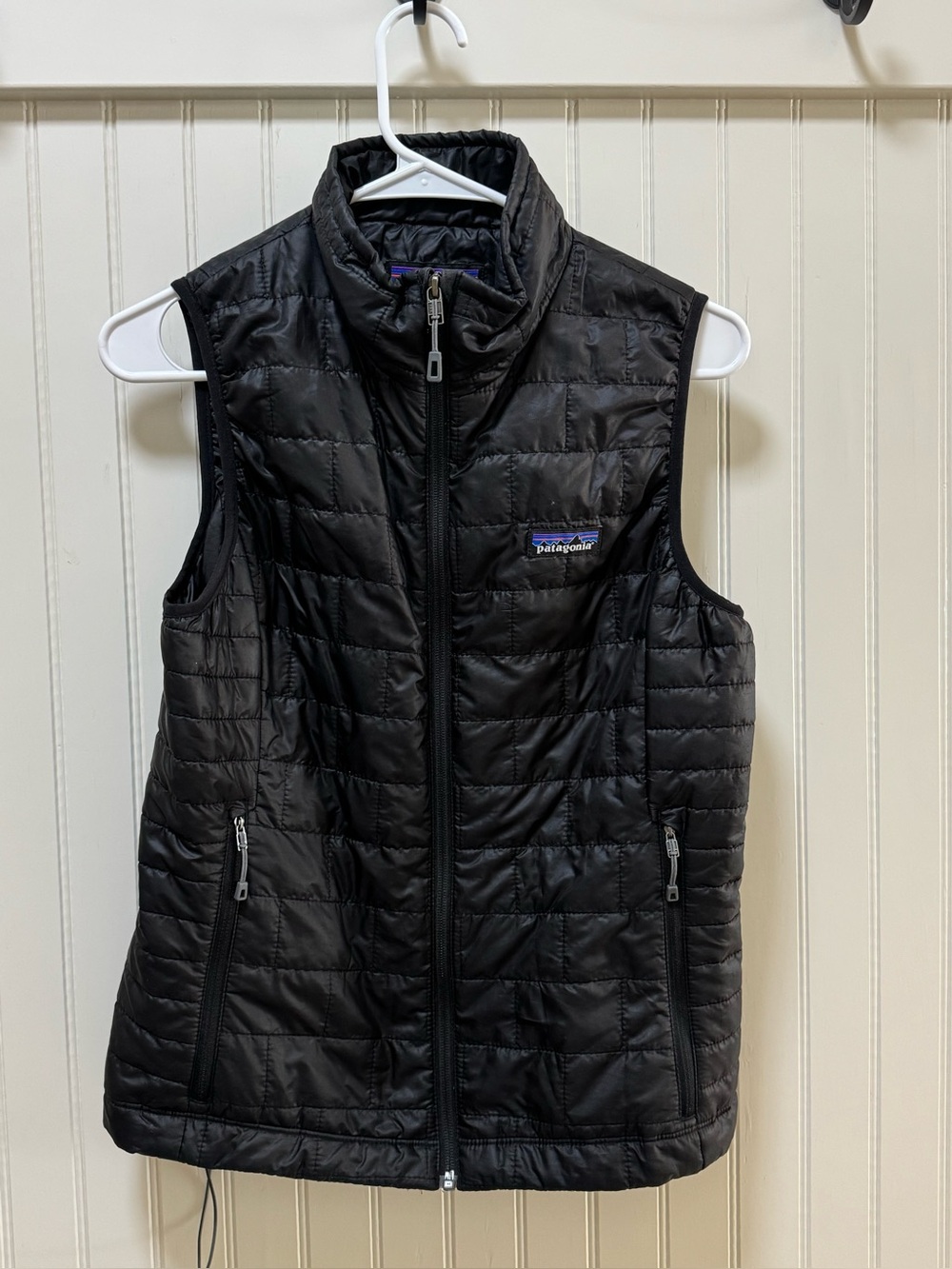 Patagonia Nano Puff Vest Black Women’s Small Full Zip Lightweight Puffer